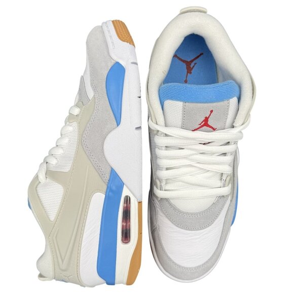 Nike Air Jordan 4 RM Sneakers Shoes Mens White/Neutral Gray FQ7939-104 Size 10 - Picture 4 of 10